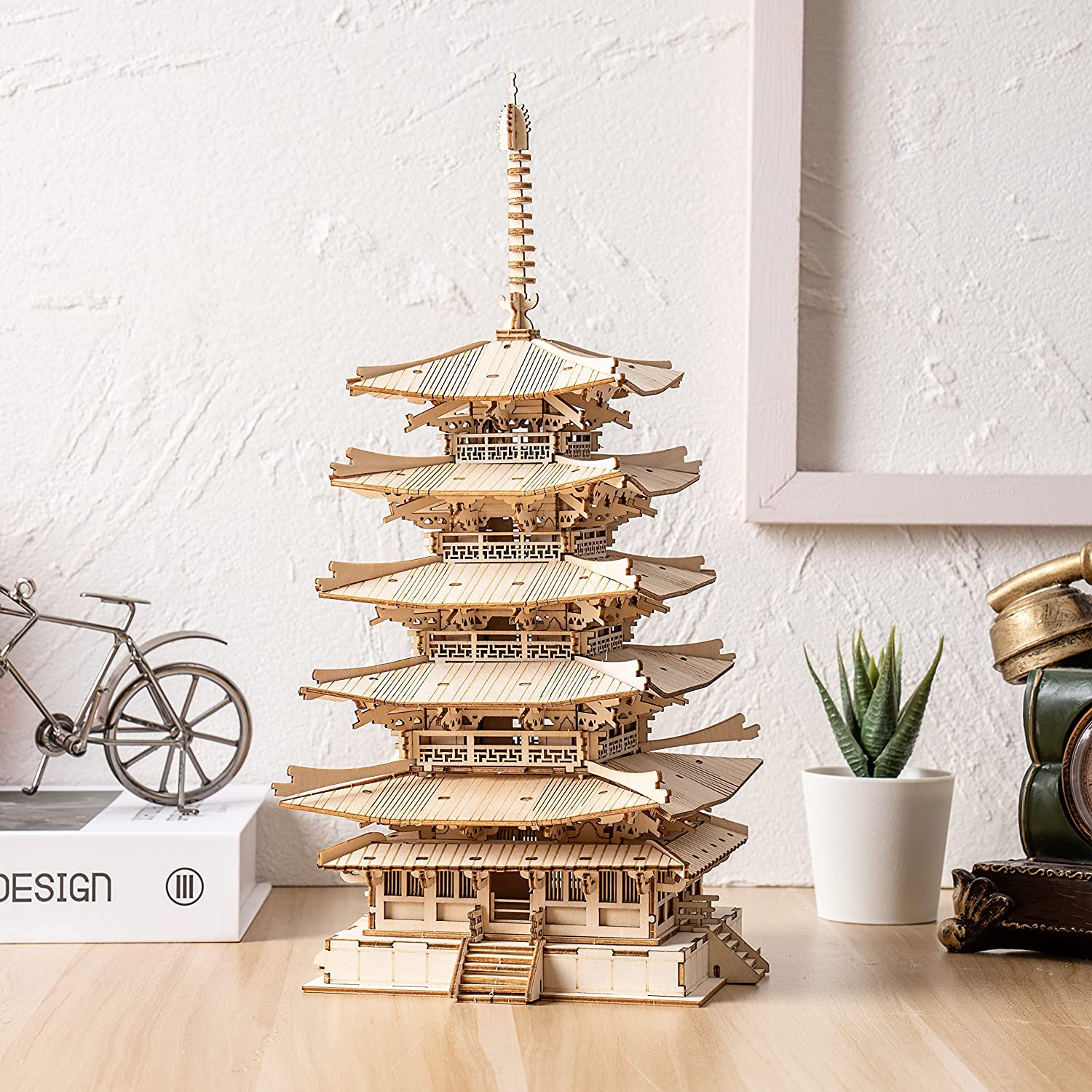 Five-Storied Pagoda – 3D Wooden Model Kit