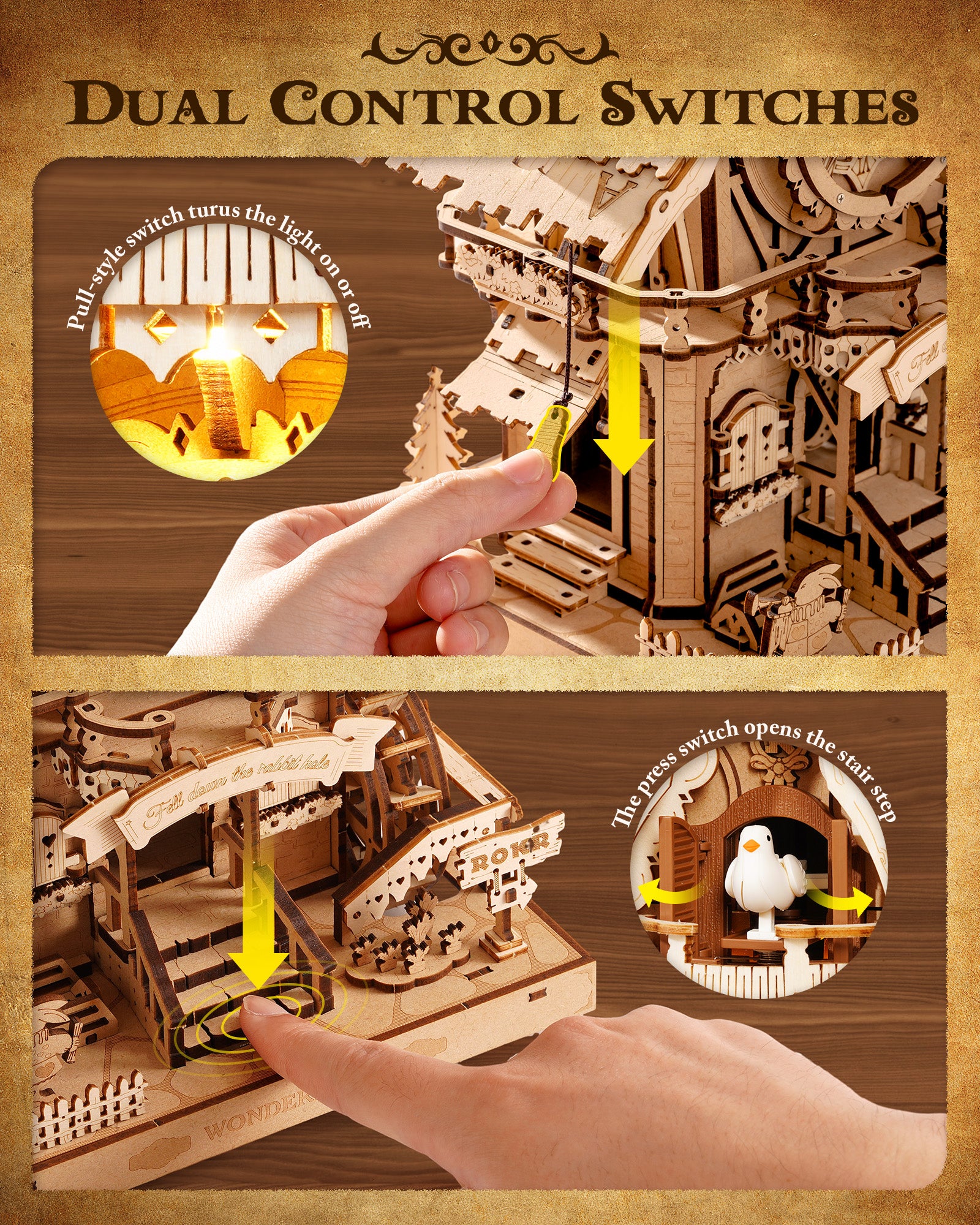 Cuckoo Clock Classic – DIY Mechanical Model Kit