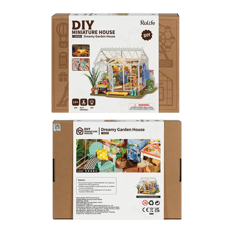 Dreamy Garden House – DIY Miniature House Kit