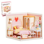Lovely Pink Bedroom Mini House – Modular DIY Kit