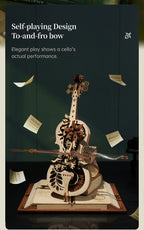 Magic Cello – 3D Wooden Music Box Model Kit