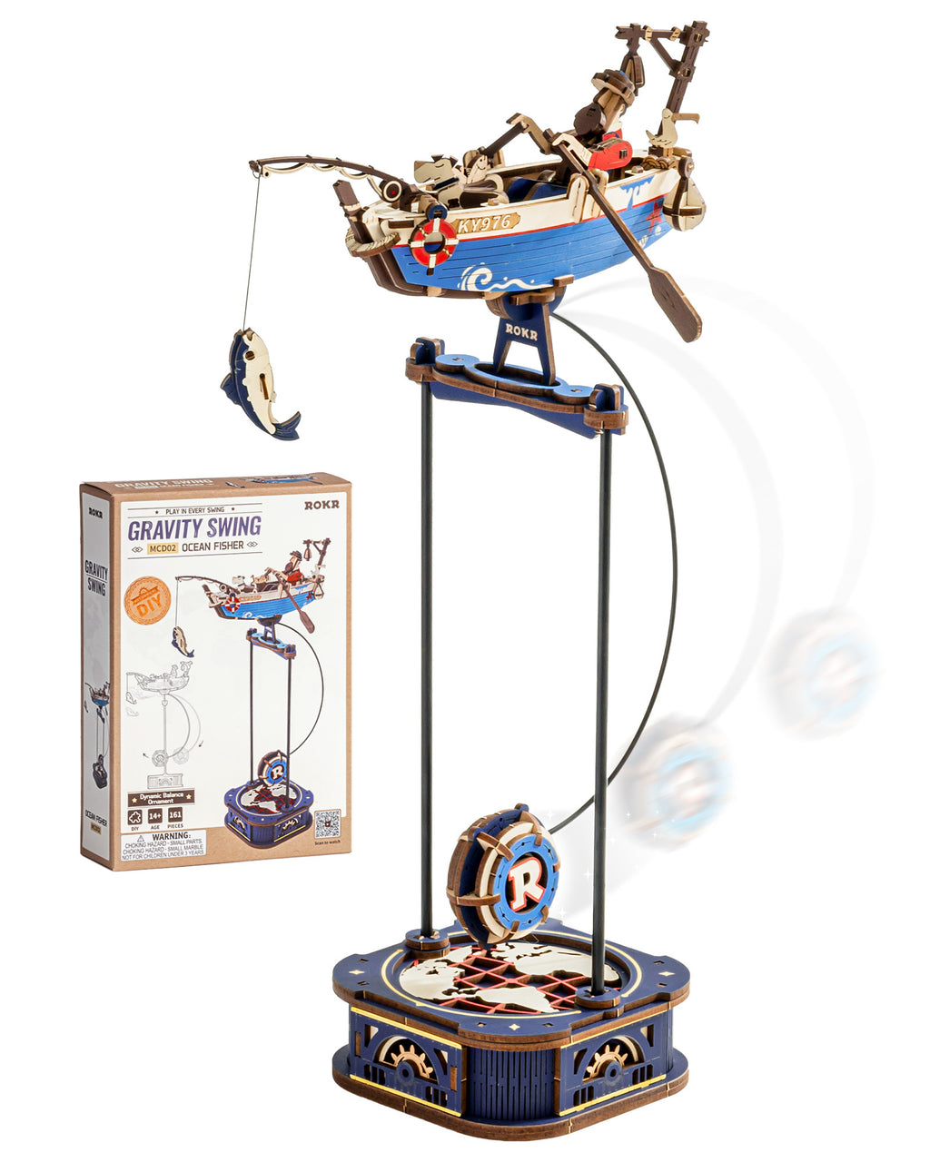Ocean Balance Swing – Wooden Model Kit