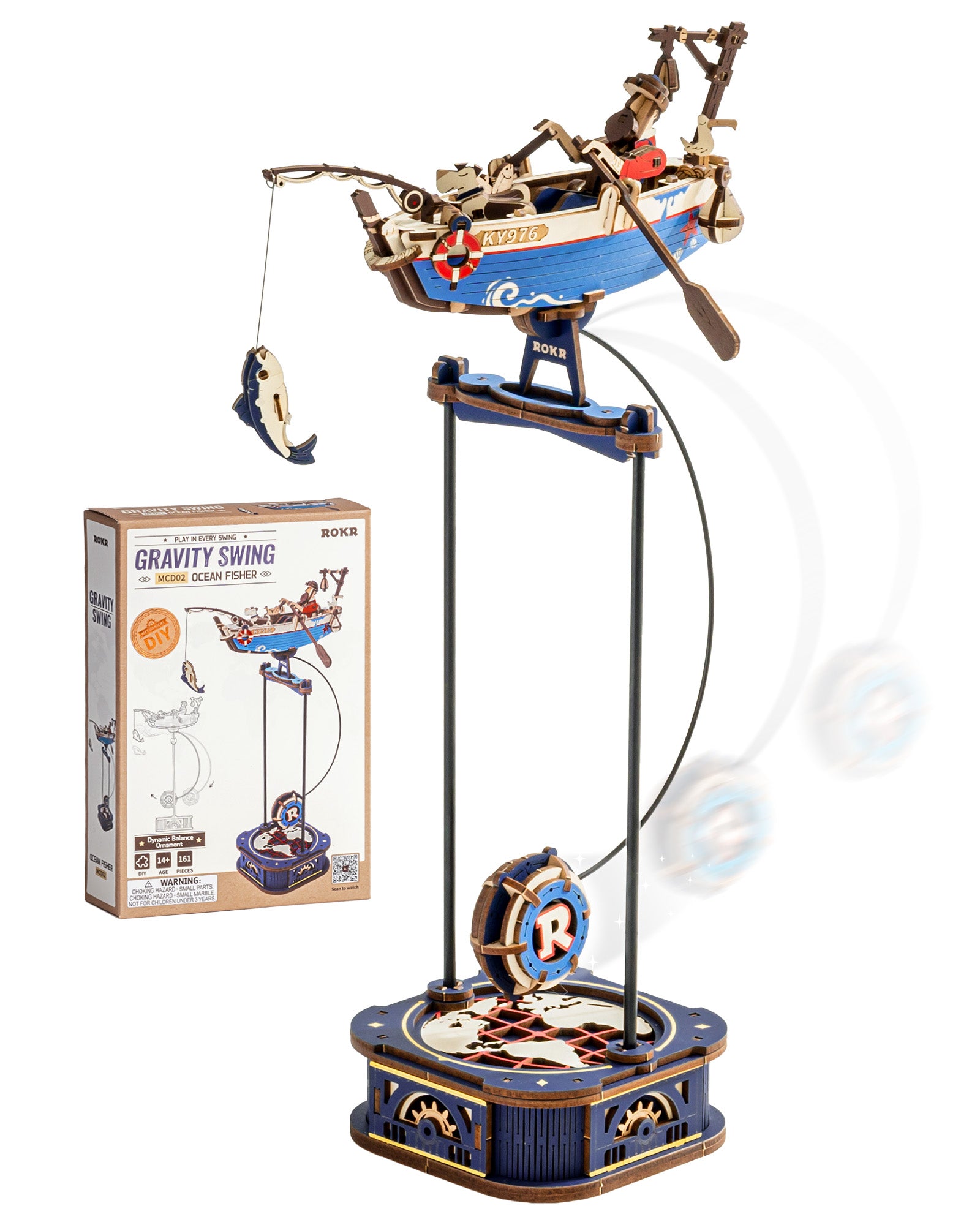 Ocean Balance Swing – Wooden Model Kit