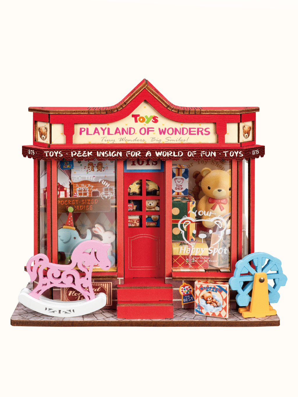Whimsy Toy Shop – DIY Miniature Dollhouse Kit