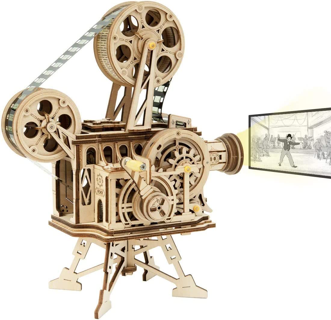 Vitascope Projector – 3D Wooden Model Kit