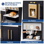 Wooden Play Kitchen – Kids Role Play Set