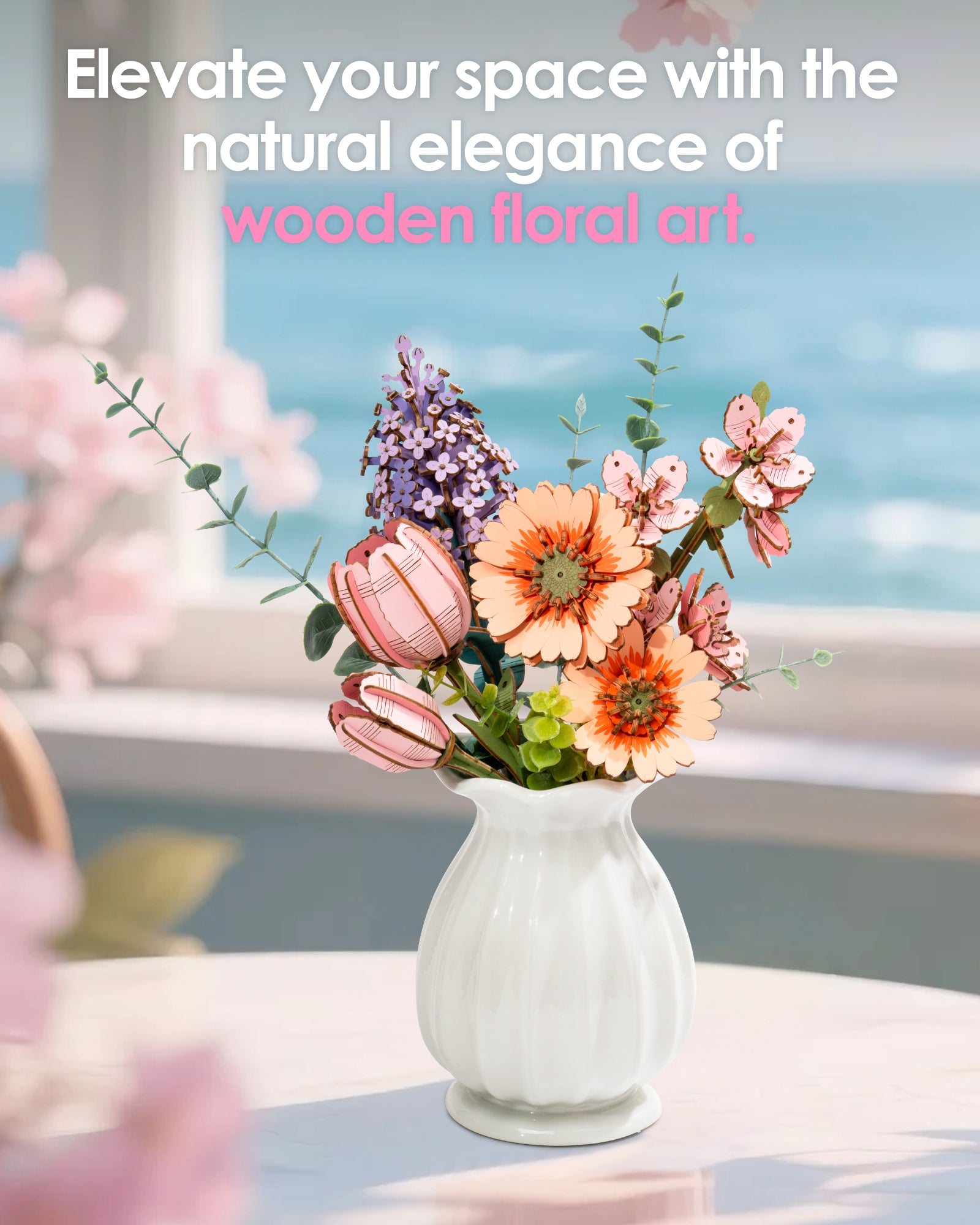 DIY Wooden Flower Bouquet – 16 Styles Available