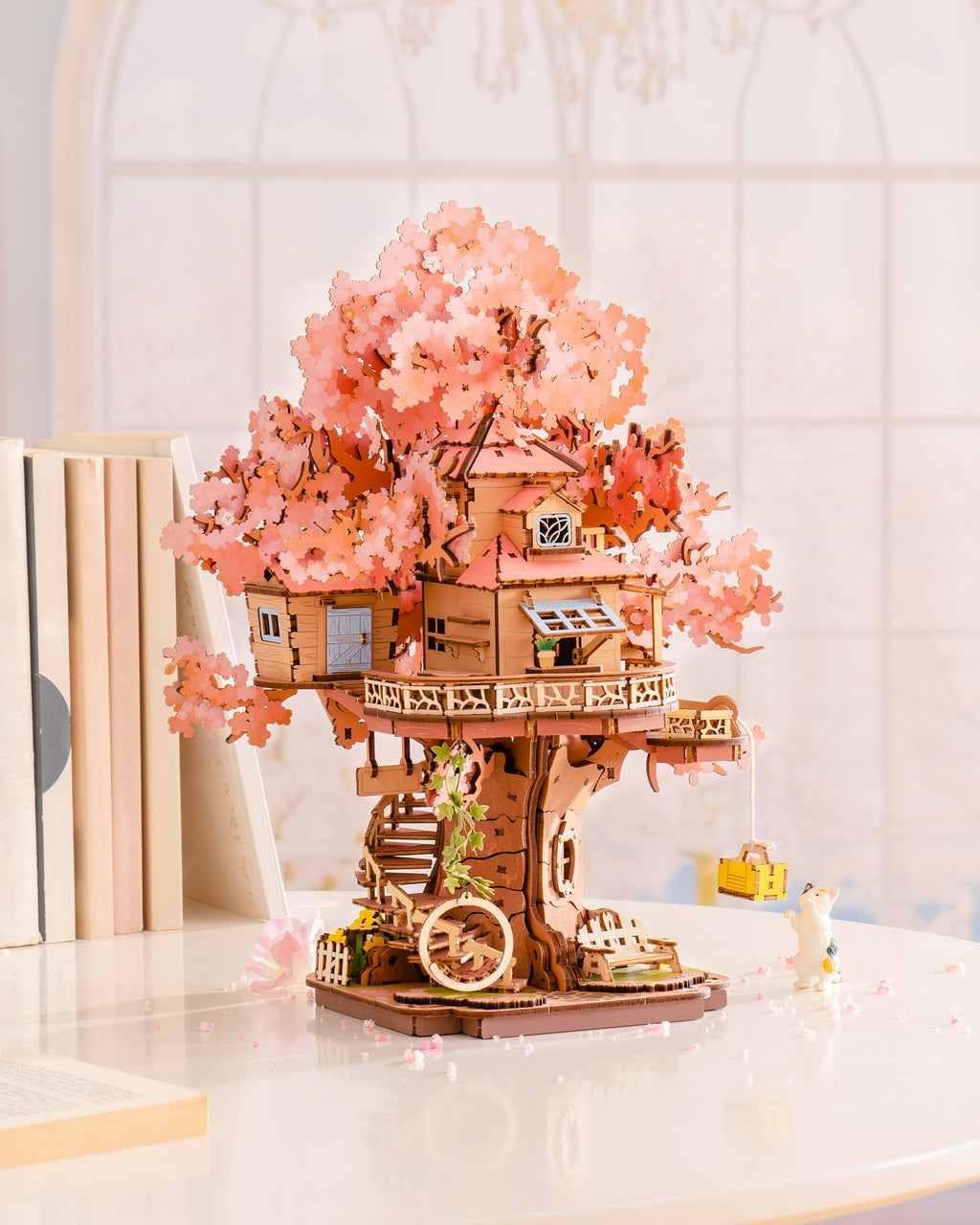Sakura Tree House – DIY Wooden Model Kit