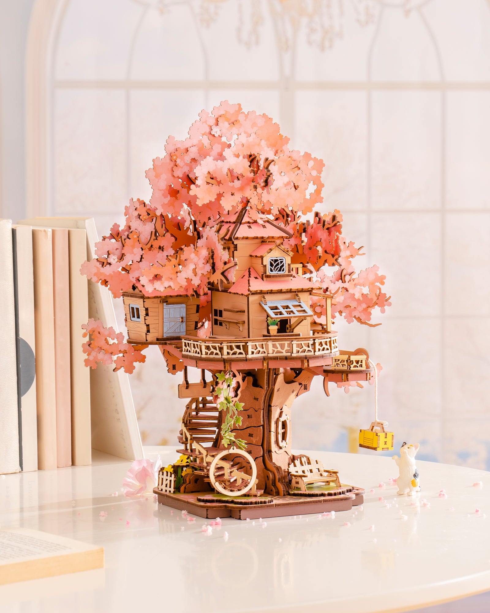 Sakura Tree House – DIY Wooden Model Kit