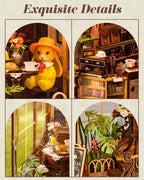 Holiday Café Book Nook – DIY Miniature Kit