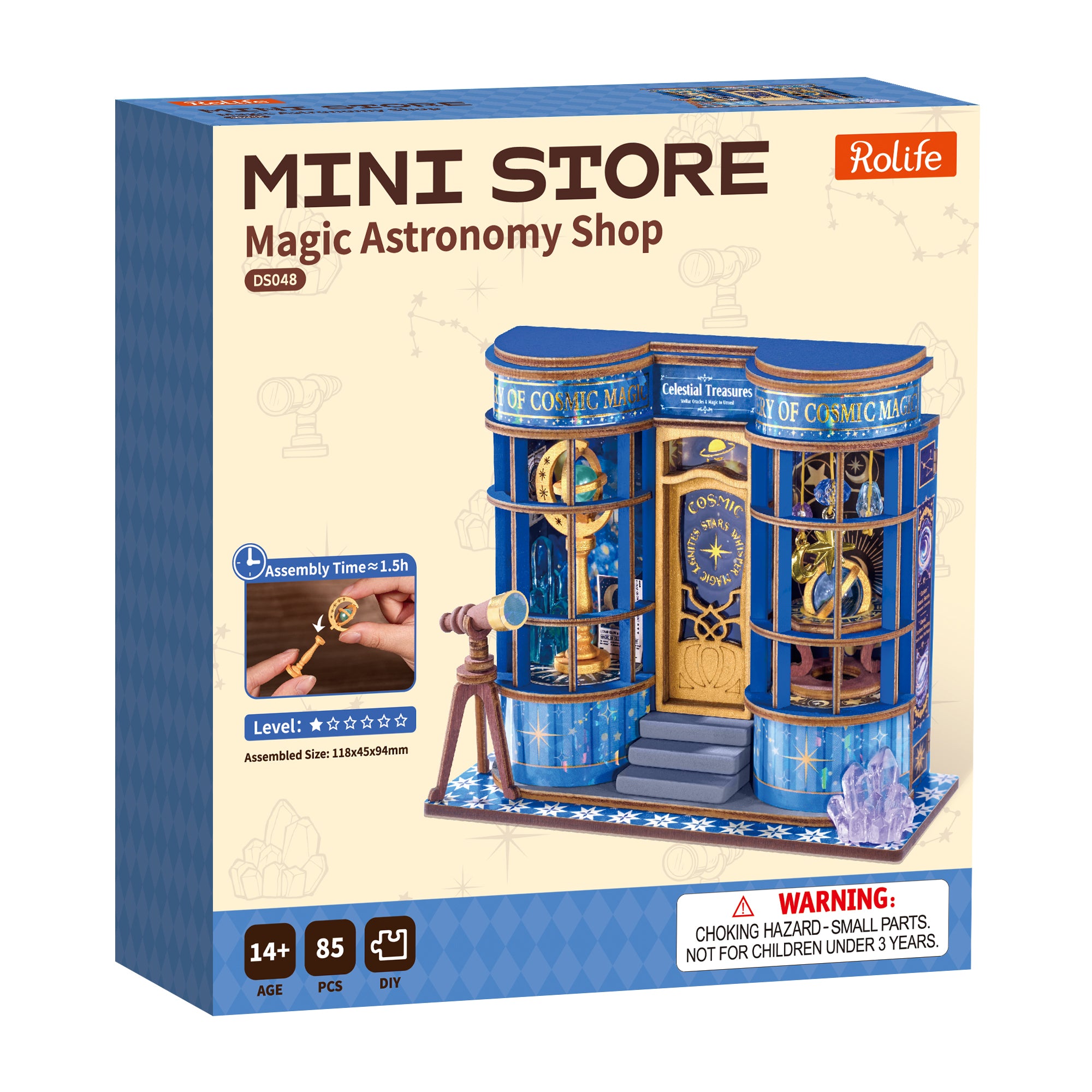 Magic Astronomy Shop – DIY Miniature Dollhouse Kit