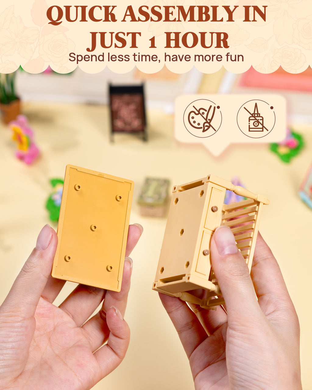 Fresh Flower Shop – Miniature House Kit