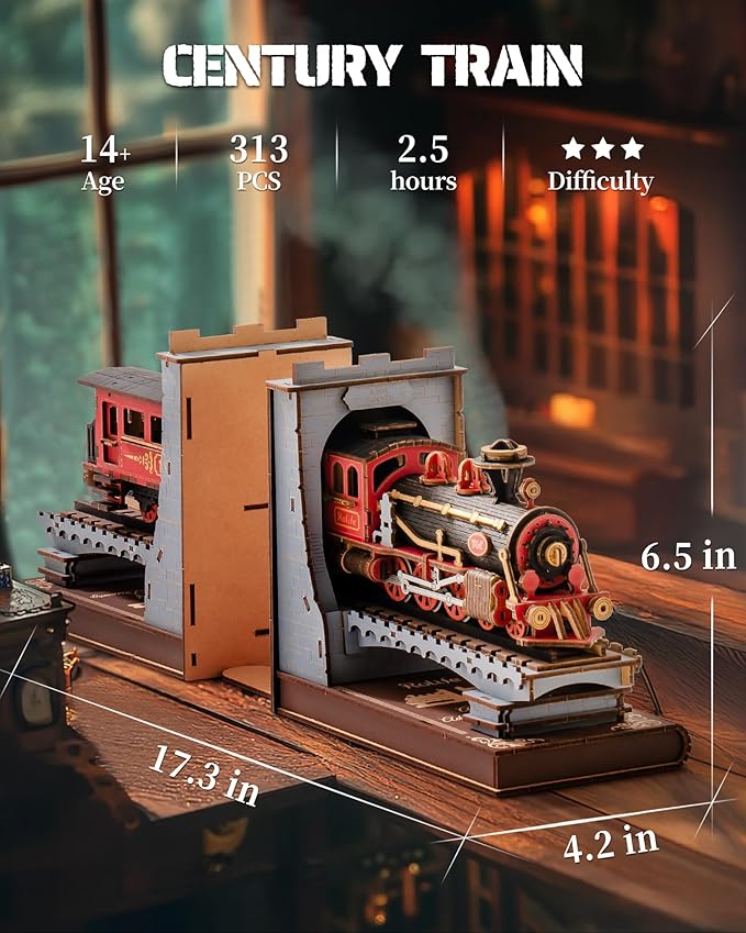 Century Train Book Nook – DIY Model Kit