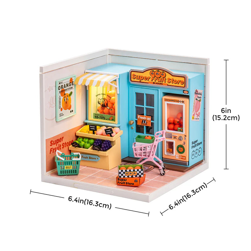 Super Fruit Shop – DIY Miniature House Kit