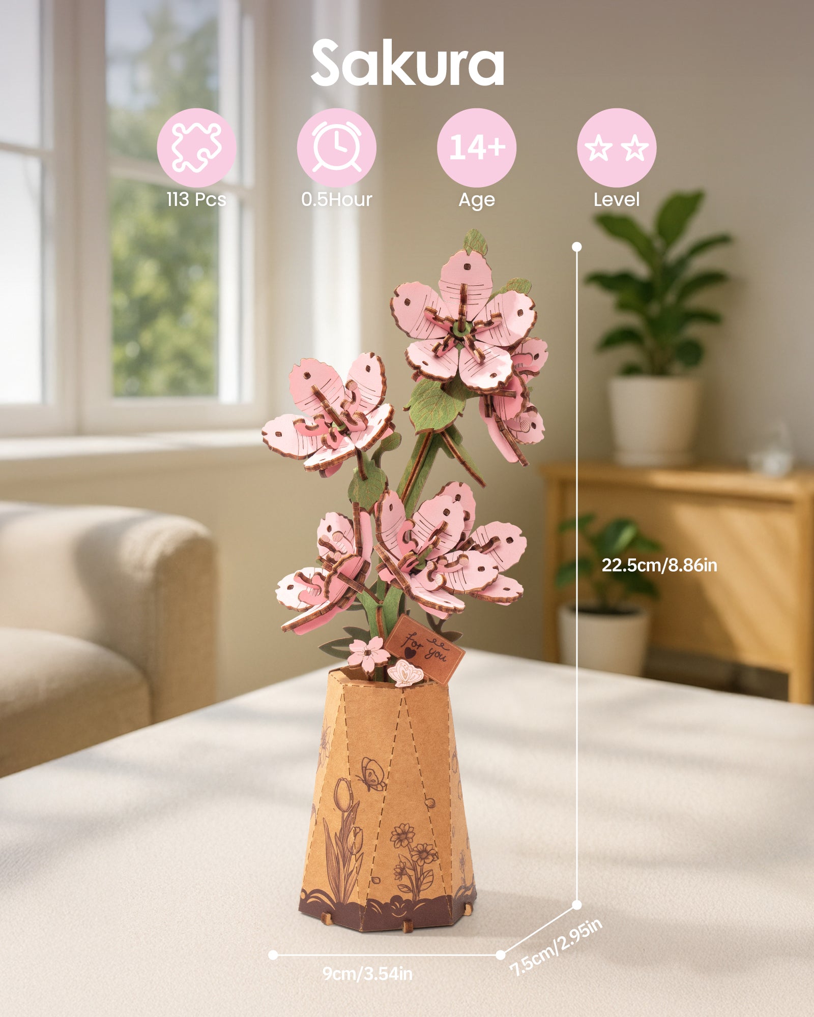 DIY Wooden Flower Bouquet – 16 Styles Available