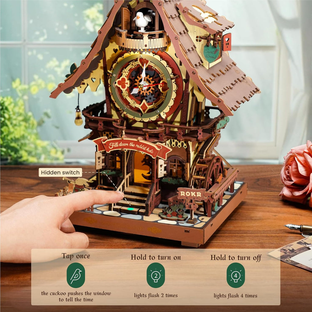 Cuckoo Clock – Mechanical Wooden Model Kit