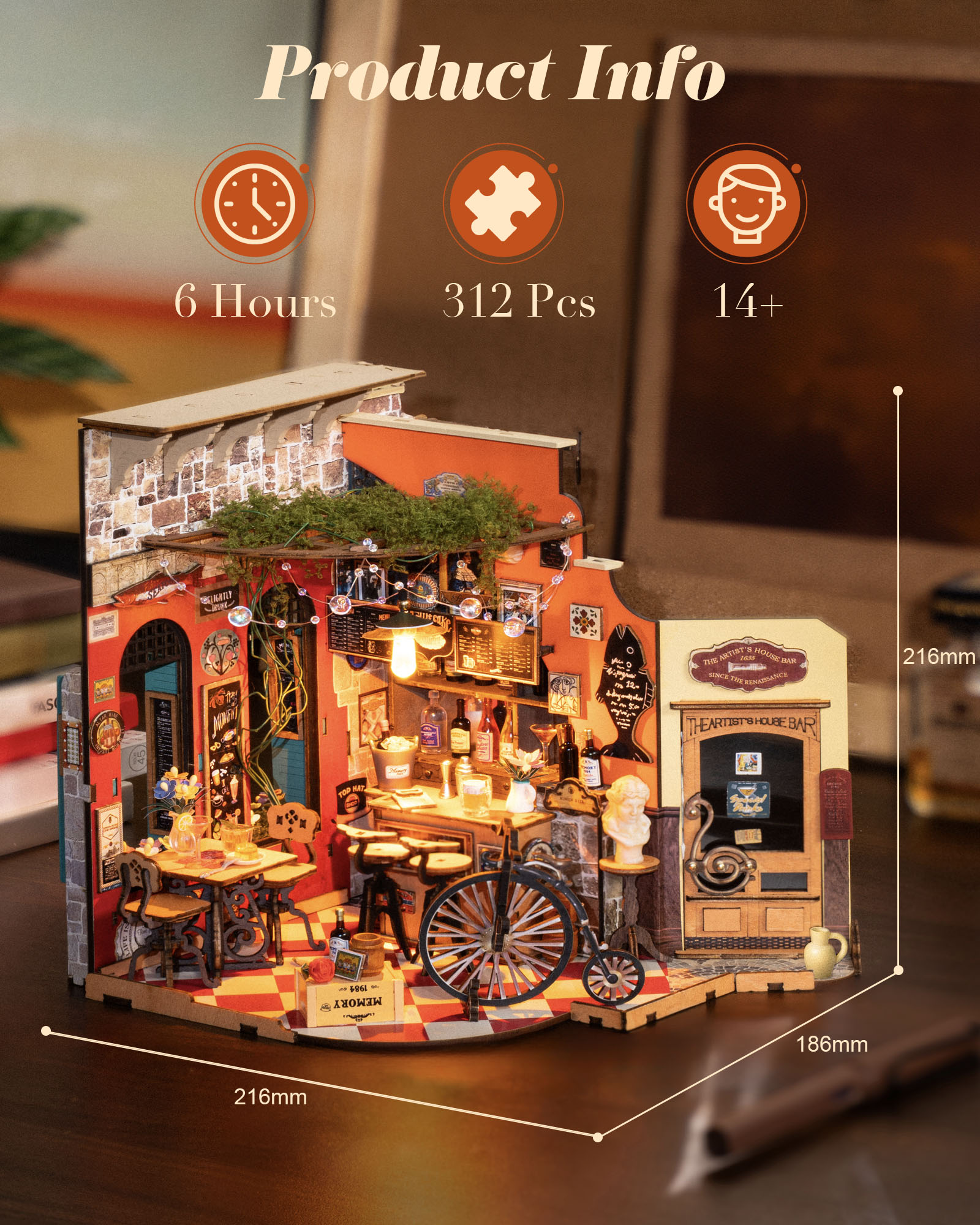 Cheers Bar – DIY Miniature House Kit