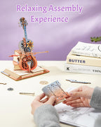 Enchanted Cello Music Box – DIY Mechanical Model Kit