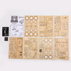 Vintage Army Jeep – 3D Wooden Model Kit