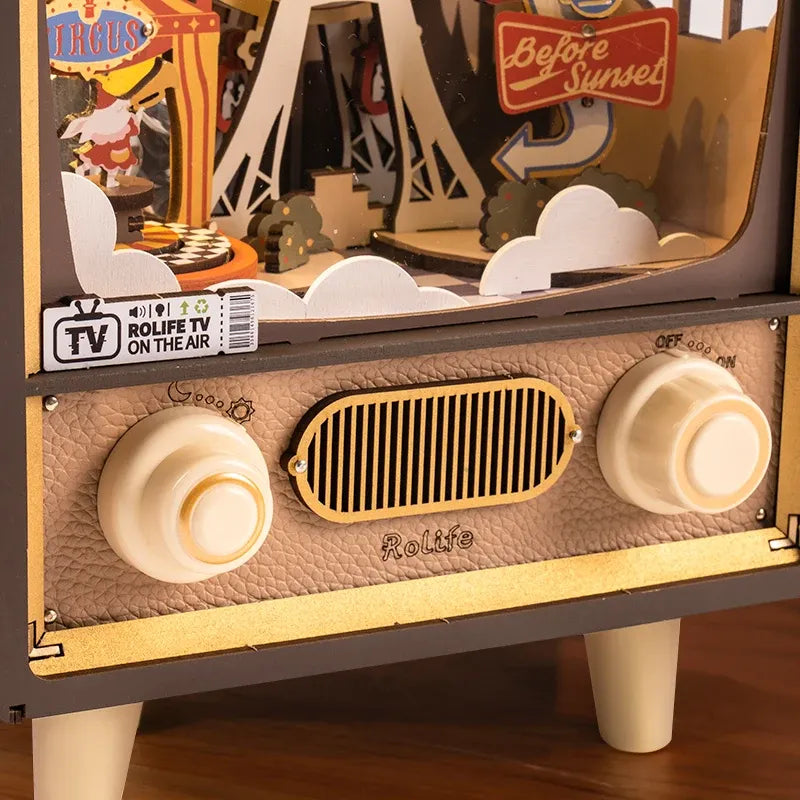 Sunset Carnival – Wooden Music Box Model Kit