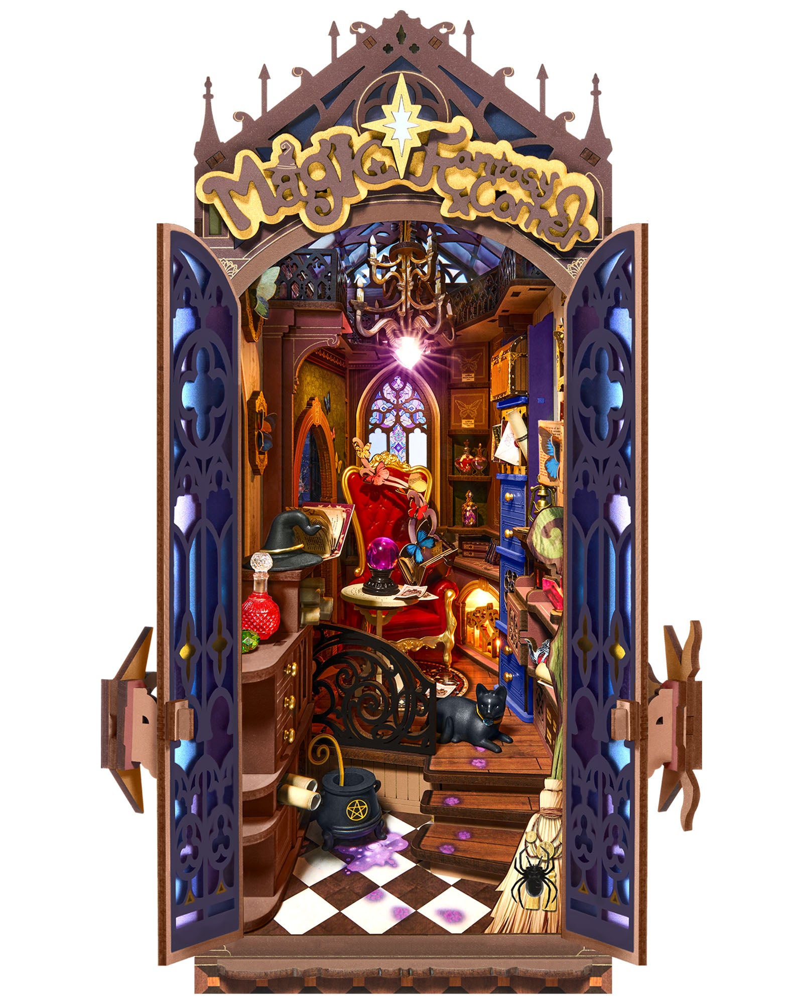 Arcane Magic Corner – Fantasy Book Nook Kit