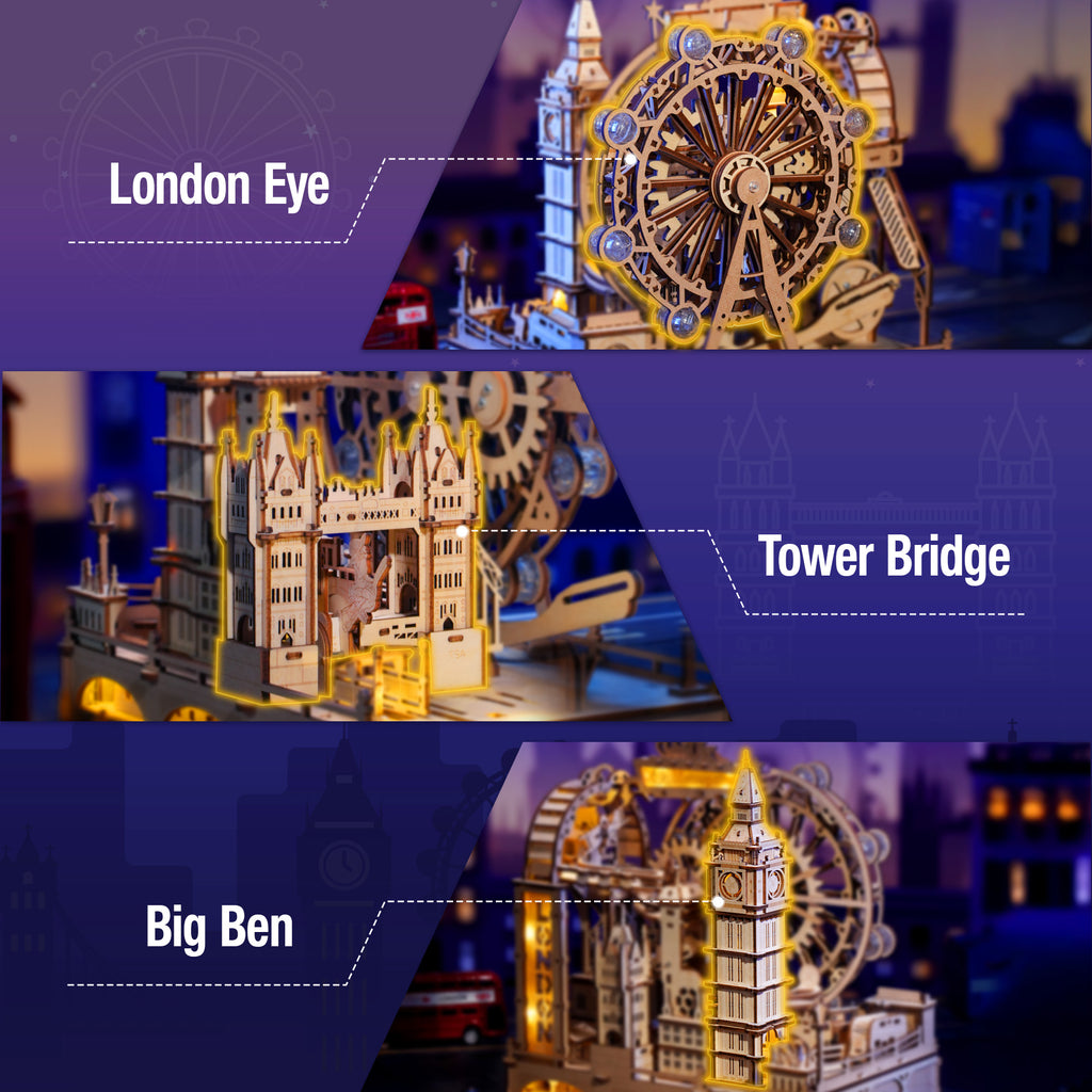 London Marble Run – DIY Mechanical Model Kit