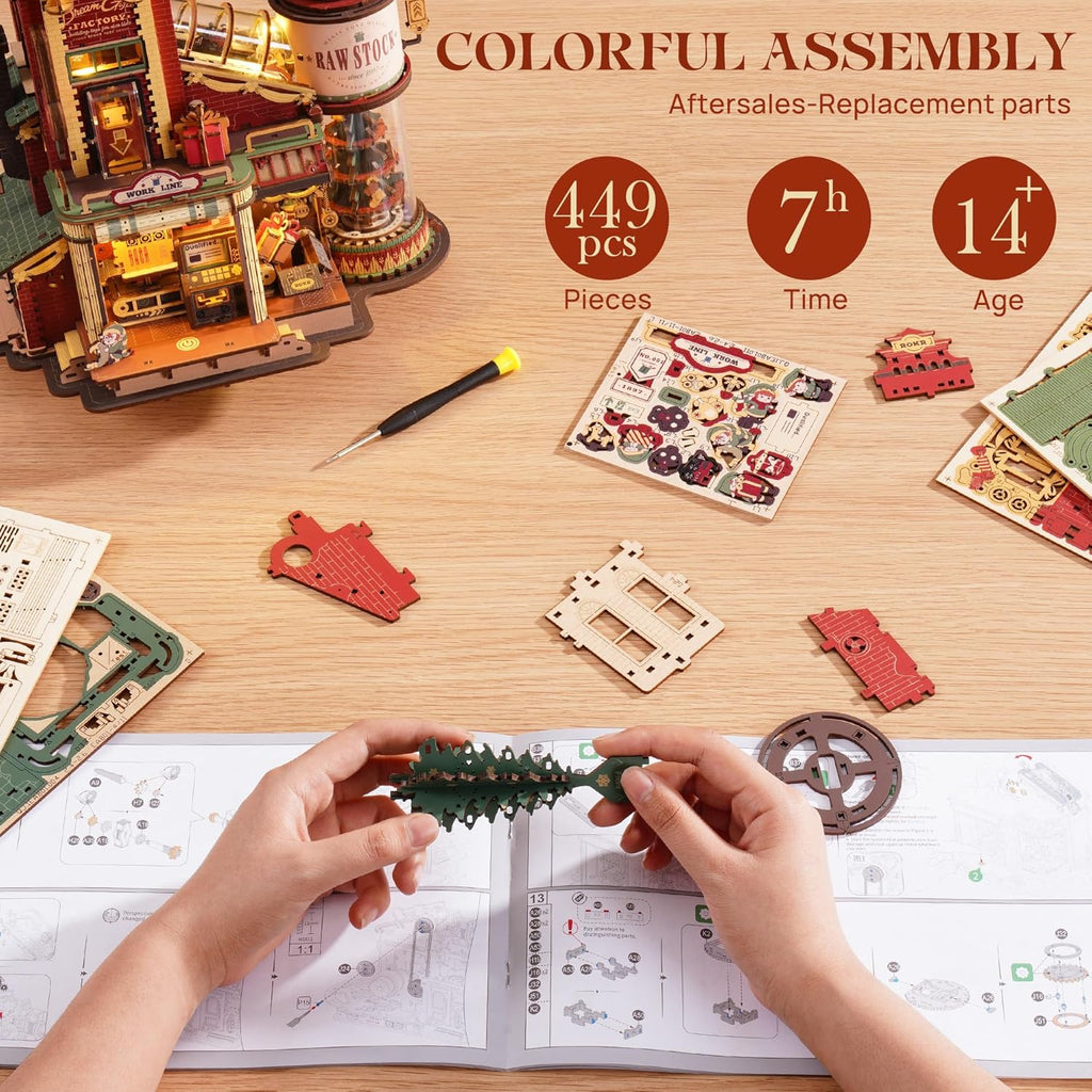 Dream Gift Factory Music Box – DIY Mechanical Model Kit
