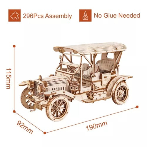 Vintage Car – 3D Wooden Model Kit