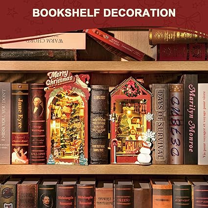 LED Christmas Alley Book Nook – DIY Model Kit