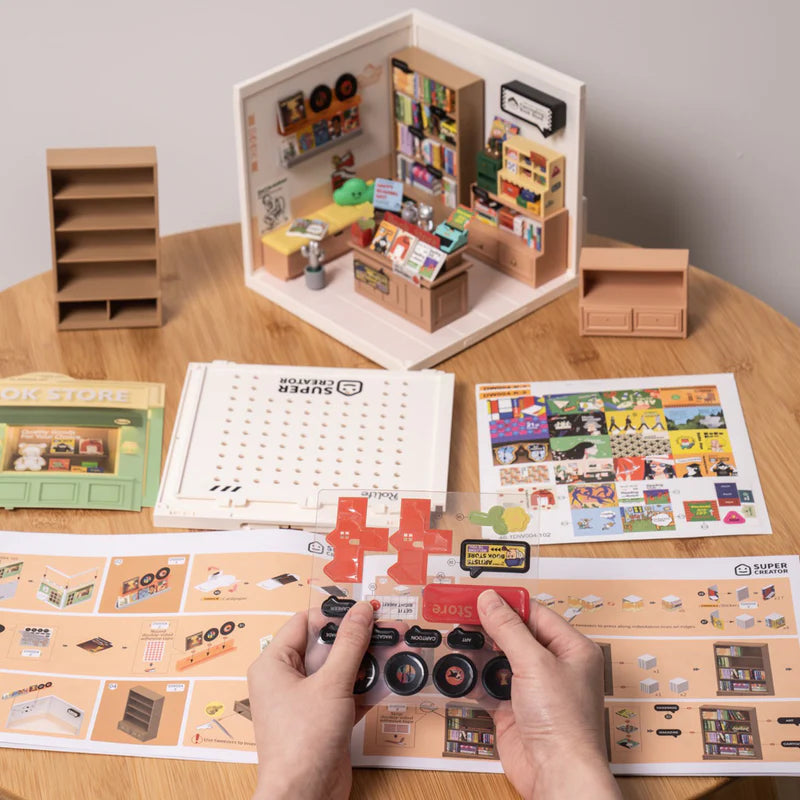 Bookstore – DIY Miniature House Kit