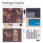 Book Nook Library Series – DIY Miniature Kit (4 Styles)
