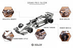 Metal Time Grand Prix Falcon - DIY Metal Model Kit