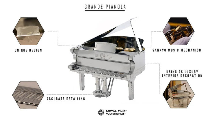 Metal Time Grande Pianola - DIY Metal Model Kit