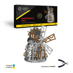 Metal Time Mysterious Mill Windmill - DIY Metal Model Kit