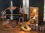 Minicity The Phantom of the Opera DIY Book Nook Kit with separate miniature staircases, balconies, arches and decorative wooden theatre components