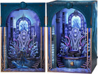 Minicity Throne of Aqua miniature throne room with glowing symbols, underwater throne, coral decorations, trident and fantasy details