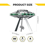Metal Time Stellar Raiders UFO – DIY Metal Model Kit