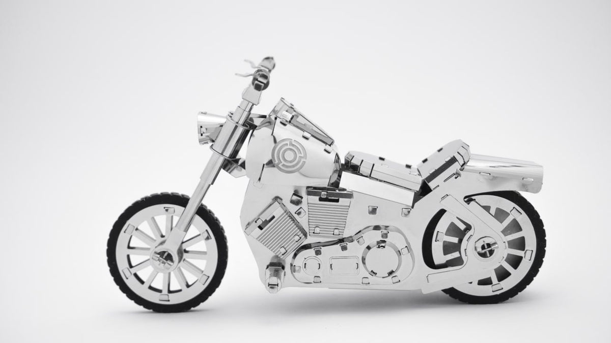 Metal Time Roadway Fantasy Harley Motorcycle - DIY Metal Model Kit