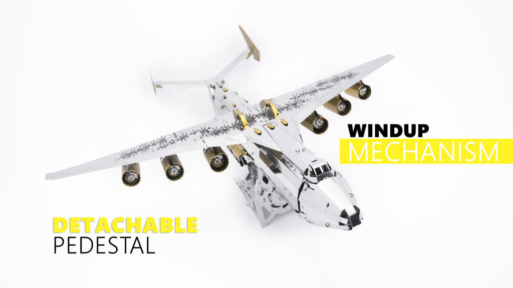 Metal Time AN-225 Mriya Official Exclusive Edition Double Color - DIY Metal Model Kit