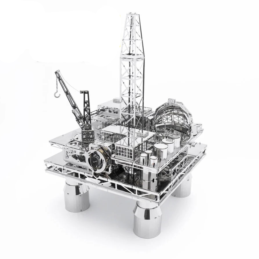 Metal Time Treasure Finder Oil Rig - DIY Metal Model Kit