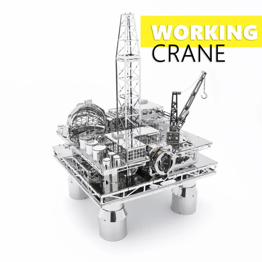 Metal Time Treasure Finder Oil Rig - DIY Metal Model Kit