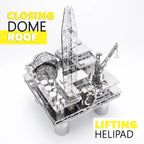 Metal Time Treasure Finder Oil Rig - DIY Metal Model Kit