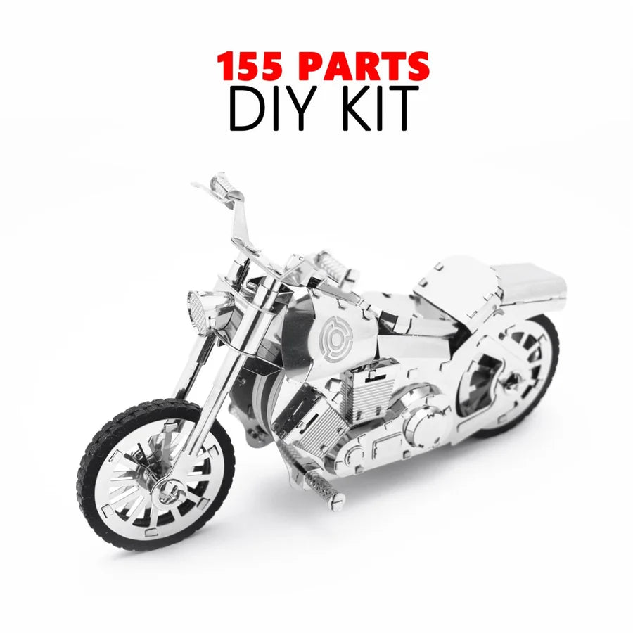 Metal Time Roadway Fantasy Harley Motorcycle - DIY Metal Model Kit