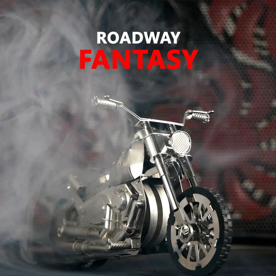 Metal Time Roadway Fantasy Harley Motorcycle - DIY Metal Model Kit