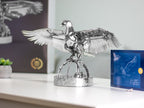 Metal Time Unity Wings Silver Armor Eagle - DIY Metal Model Kit