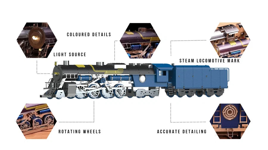 Metal Time Polar Steel Magic Express Color Version – DIY Metal Model Kit