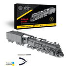 Metal Time Polar Steel Magic Express Mechanical Steam Train – DIY Metal Model Kit