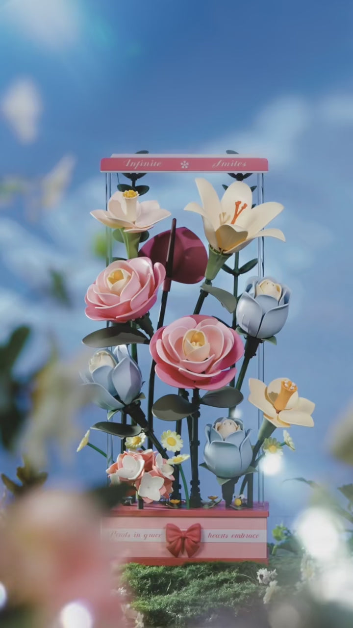 Blooming Bouquet Box – DIY Animated Flower Display Kit
