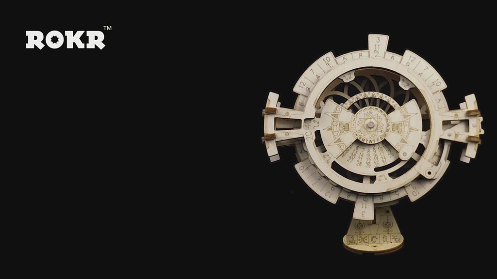 Perpetual Calendar – 3D Wooden Puzzle Kit