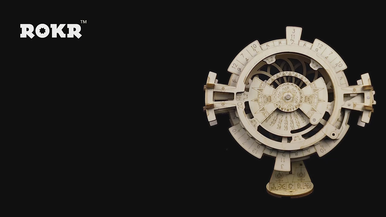 Perpetual Calendar – 3D Wooden Puzzle Kit